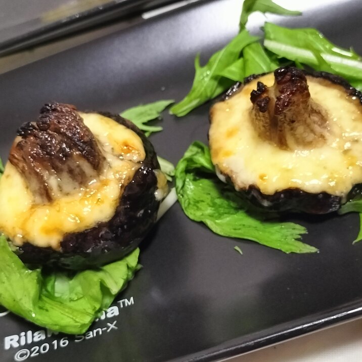 トースターで簡単♪椎茸のグラタン風オーブン焼き